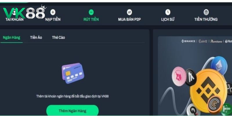 Giải đáp thắc mắc khi rút tiền tại VK88