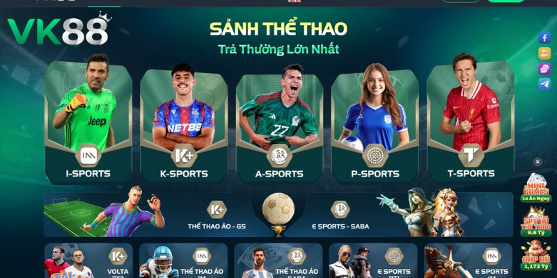 Lý do nên tham gia cược thể thao tại nhà cái VK88