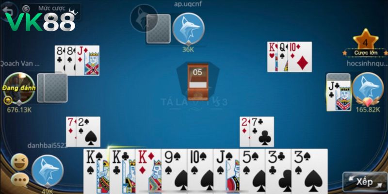 Những game bài đổi thưởng VK88 được yêu thích