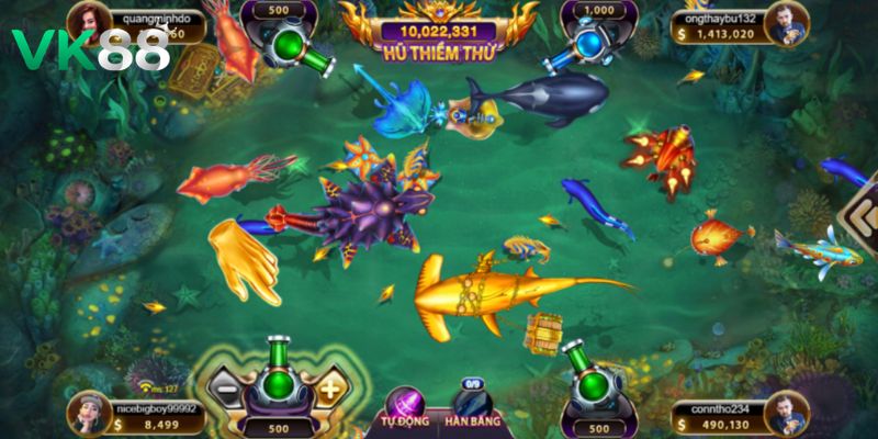 Top những game bắn cá đổi thưởng hấp dẫn nhất VK88